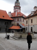 State Cesky Krumlov Castle, located approx. 100 miles south of Prague on the Vltava River, is comprised of some 40 buildings