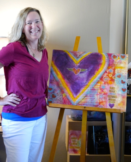 Budding new artist Vicki O'Connor may not have exhibits and collections all over the world - yet, but her passion for the art creates is no less passionate than those have achieved widespread acclaim.
